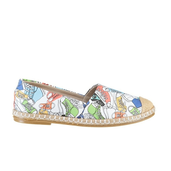 White and colored espadrilles - Picture 5 of 7